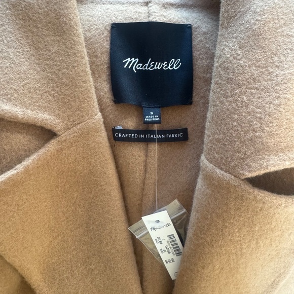 Madewell Double Faced Brushed Long Coat - Picture 5 of 5